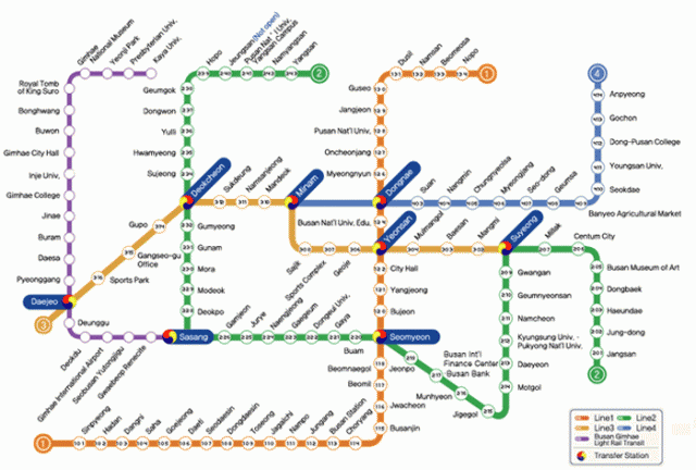 busan metro map